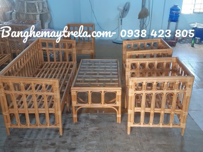 Sofa mây vuông hiện đại 2