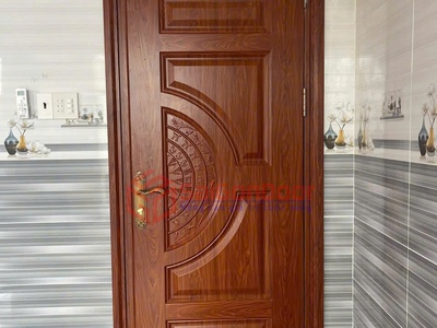 Cửa Thép Vân Gỗ   Chắc Chắn Bên Ngoài Sang Trọng Bên Trong 0