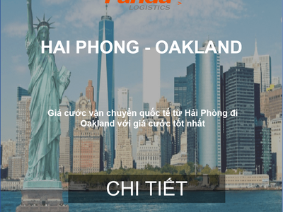 Cước Tàu Hàng Hóa Từ Hải Phòng Đến Oakland, USA 0