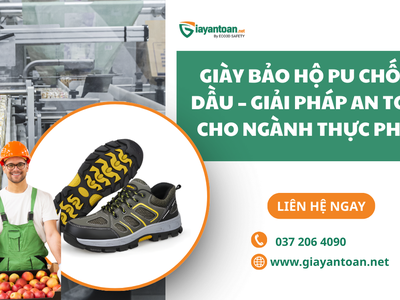 Giày bảo hộ PU chống đấu   lựa chọn nhẹ, an toàn và linh hoạt cho môi trường lao động 0