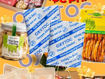 Vì sao nên dùng gói hút oxy OXYTOC để bảo quản bánh mứt 0
