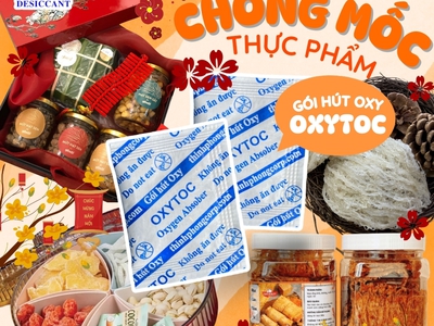 Vì sao nên dùng gói hút oxy OXYTOC để bảo quản bánh mứt 1