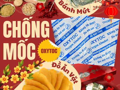 Vì sao nên dùng gói hút oxy OXYTOC để bảo quản bánh mứt 2