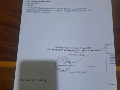 Sở hữu ngay lô đất đẹp - giá tốt - vị trí đắc địa tại tt nam ban, huyện lâm hà, lâm đồng 2