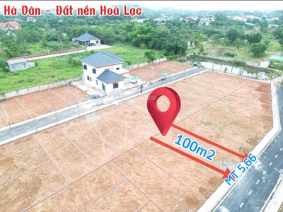 S. phẩm đất view hồ mặt tiền 6m 100m thổ cư tại đồng trạng, cổ đông, sơn tây. gần khu đô thị hòa 0