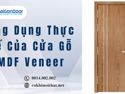 Ứng Dụng Thực Tế Của Cửa Gỗ MDF Veneer 1