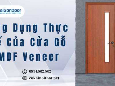 Ứng Dụng Thực Tế Của Cửa Gỗ MDF Veneer 2