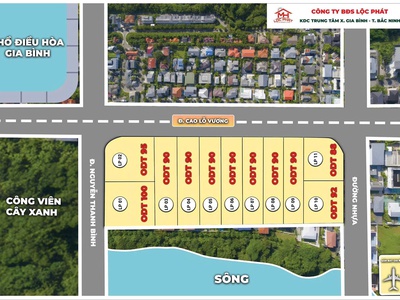 Mở bán lô đất Cao Lỗ Vương - Trung Tâm Gia Bình  Bắc Ninh 0
