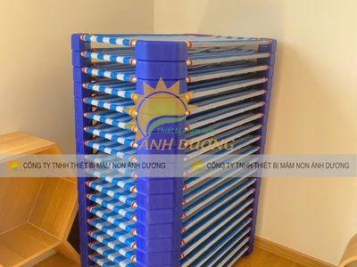 Giường lưới mầm non 1m2, giường lưới mầm non 1m 5