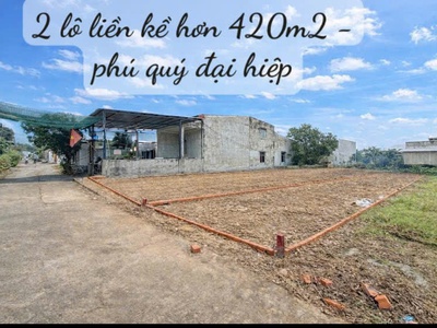 Bán nhanh cặp đất liền kề 420m2 tại tt đại hiệp giá tốt nhất khu vực 1