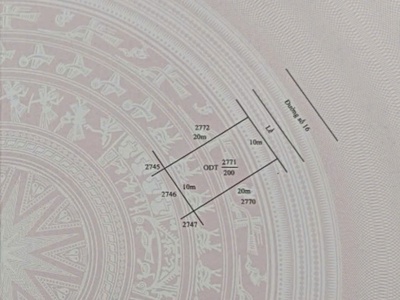 200m2 ođt đường số 16, tây nam centre golden trung tâm thủ thừa, lối ra cao tốc châu thành 0