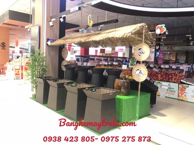 Sọt trưng bày hoa quả siêu thị 1