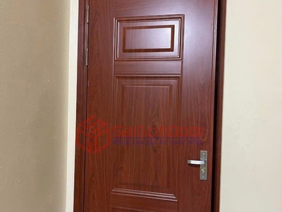 Cửa thép vân gỗ 1 cánh 1