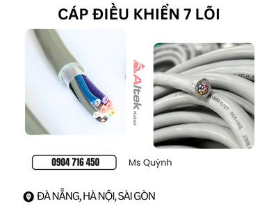 Cáp Điều Khiển 7x0.75, 7x0.5 Altek Kabel DVVS Đà Nẵng, Hà Nội 2