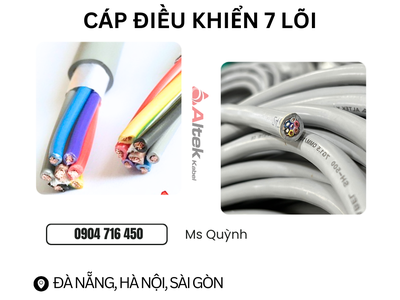 Cáp Điều Khiển 7x0.75, 7x0.5 Altek Kabel DVVS Đà Nẵng, Hà Nội 1
