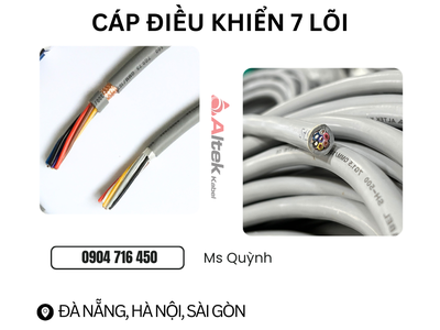Cáp Điều Khiển 7x0.75, 7x0.5 Altek Kabel DVVS Đà Nẵng, Hà Nội 0