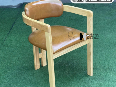 Ghế ăn nhà hàng nệm dày có tay vịn PALO 12-F tại HCM 3