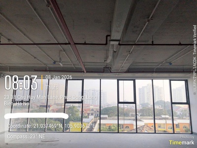 Cho thuê tòa nhà văn phòng 46 Chu Huy Mân, Long Biên  Tách tầng hoặc cả toà 14