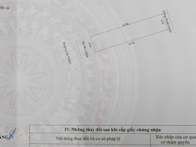 Bán nhà c4 tầng đường 7,5m lê thạch - trục đường kinh doanh 2