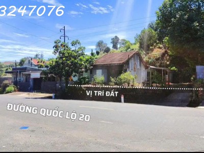 Siêu phẩm - bán đất mặt tiền quốc lộ 20 vị trí đắc địa xã đại lào, tp. bảo lộc, giá đầu tư 1