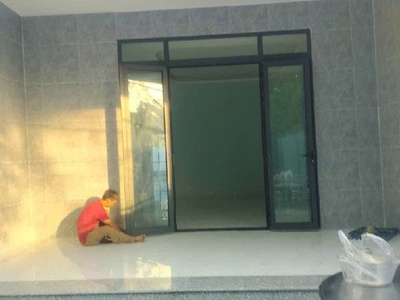 Bán nhà hai tầng mặt tiền đường hẻm lớn sát quốc lộ 22 củ chi ngang hơn 9m hơn 300m2 nhỉnh 5tỷ 2