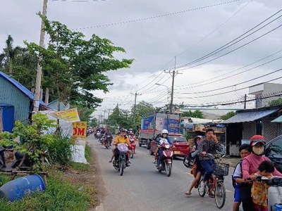 Bán đất tặng nhà ba tầng mặt tiền đường hẻm lớn sát quốc lộ 22 củ chi hơn 126m2 chỉ 5tỷ 1