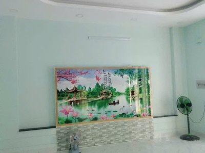 Bán nhà hai tầng mặt tiền đường hẻm lớn sát quốc lộ 22 củ chi ngang hơn 9m hơn 300m2 nhỉnh 5tỷ 3