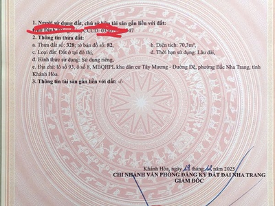 Bán đất đẹp - vị trí mặt tiền đường nguyến địa lô - tđc hòn xện, bắc nha trang, khánh hòa 4