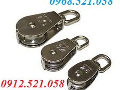 Chuyên cung cấp Ròng rọc Inox 304 các cỡ hà nội 0947521058 Mr SƠN có ròng rọc sơn đỏ, móc treo nhựa 1