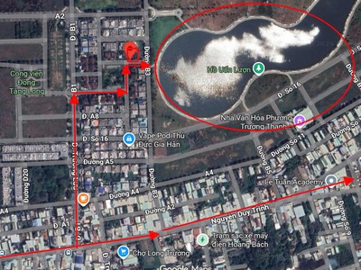 Biệt thự đơn lập 3 tầng view hồ view cv kđt đông tăng long - 420m2  rẻ 15 tỷ 3