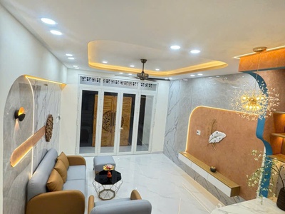 Bán nhà 1 trệt 1 lầu mới đẹp 100 - đường 106/68 hoà bình  ngay mặt tiền kênh tân hoá 4