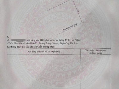 Bán đất mặt đường 26m TĐC Tràng Cát dt 60m2 giá chỉ 6xtr/m2 sát dự án Ecopark. 2