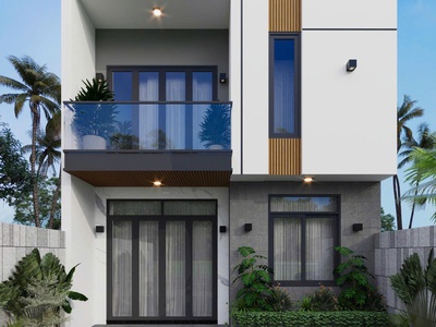 Cần tiền bán gấp mặt tiền đường nhựa 1 lầu 1 trệt mới xây chưa ở tt long điền, brvt 0