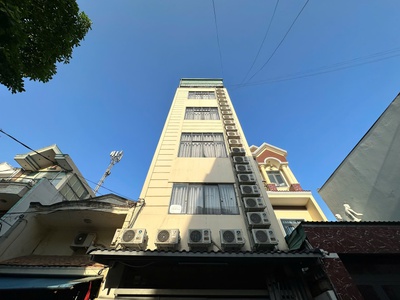 Tin thật 100  bán tòa chdv 112m2 x 28p tại lê văn phan - hxh 8m ô tô tránh - dt 1,62 tỷ   7/năm 0