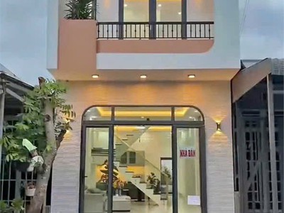 Nhà đẹp xây mới  đường nguyễn văn dương đức hoà long an 4.5x20 tl 4pn 4wc giá 2.55t 2