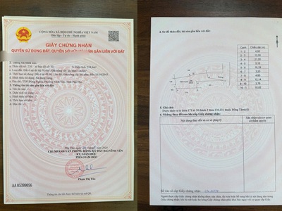 Siêu đẹp mới - giá ưu đãi- bán lô đất tại tdp đông nghĩa, phường đồng tâm, vĩnh yên, vĩnh phúc 1