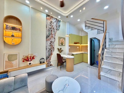 Nhà đẹp - chủ tặng full nội thất - chính chủ bán 5.65 tỷ - bình thạnh - hẻm thông - 2pn lớn 3wc - 2