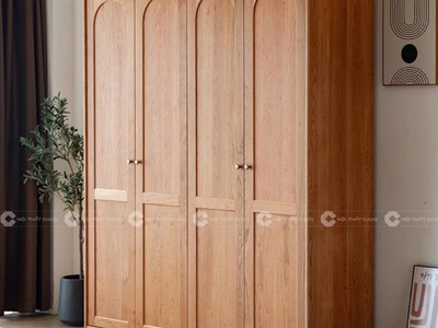 Tủ Quần Áo TAM064 Cánh Pano Vòm Ấn Tượng 0