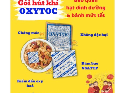 Dùng gói chống mốc oxytoc có làm thay đổi mùi vị bánh mứt không 