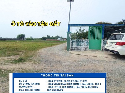  Đón sóng hạ tầng giao thông TP.HCM   Long An 3 Lô   SHR   Chưa đến 8 triệu/m 2