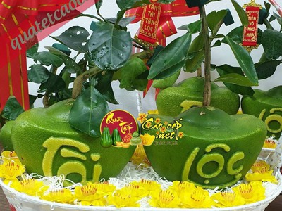 Bưởi Hồ Lô Tài Lộc quà tết cao cấp 2026 1