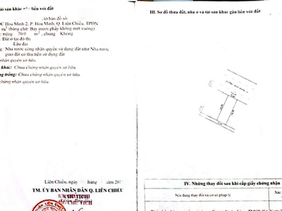 Bán nhà 2 tầng đường hoà minh 14 -  đối diện trường thcs lương thế vinh 0