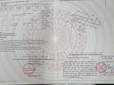 Chính chủ bán đất tân ước, dân hoà, thanh oai - sát ngay vinhomes olympic - tiềm năng tăng giá cao 2