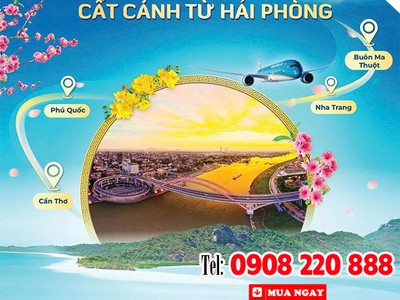 Bay từ Hải Phòng với 4 đường bay mới của Vietnam Airlines 0