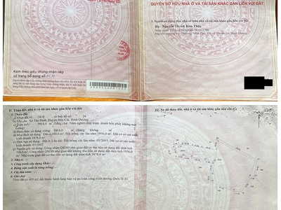 Chính chủ bán 5914m2 đất sản xuất kinh doanh mặt tiền ql13-tân định-bến cát 0