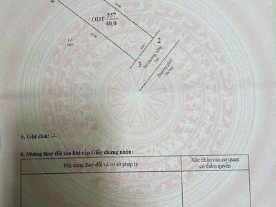 Bán đất tđc a51 vĩnh niệm - 56m - đông nam - ko lỗi lầm - giá 5.2. tỉ 2