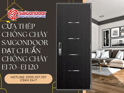Cửa Thép Chống Cháy SaiGonDoor Đạt Chuẩn Chống Cháy EI 70 EI 120 5