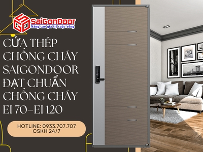Cửa Thép Chống Cháy SaiGonDoor Đạt Chuẩn Chống Cháy EI 70 EI 120 7