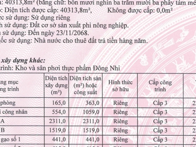 Bán nhà xưởng   TRẢNG BOM, ĐỒNG NAI   40.313m 4