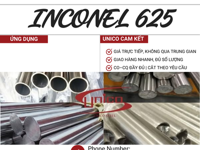 UNICO chuyên cung cấp inconel  625 0